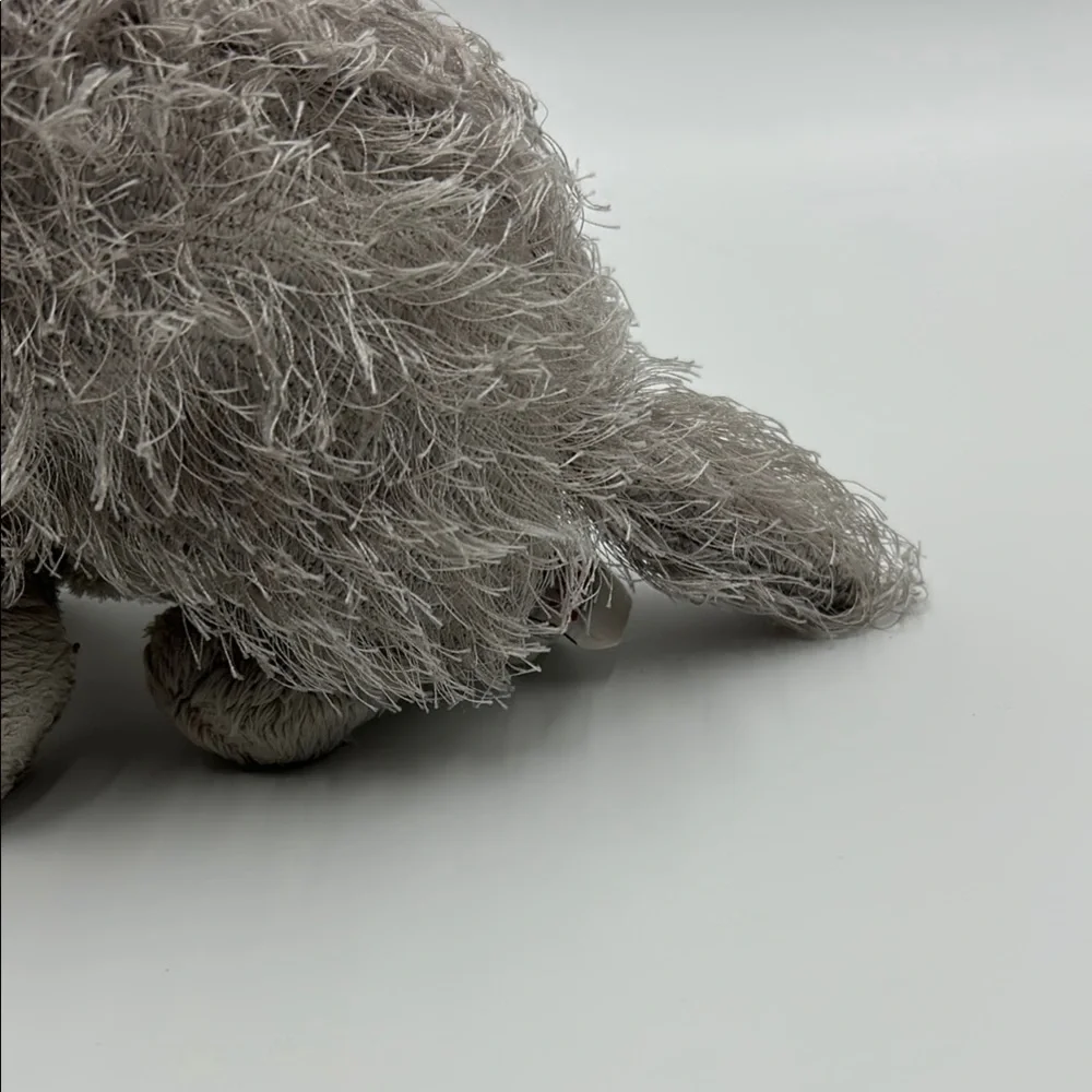 Vintage GANZ Porcupine Hedgehog Plush Toy White Gray 8 Inches HM368